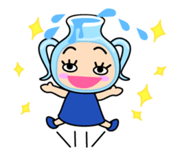 Original Horoscopes: "The Water-bearer" sticker #921945