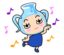 Original Horoscopes: "The Water-bearer" sticker #921950