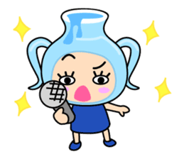 Original Horoscopes: "The Water-bearer" sticker #921953