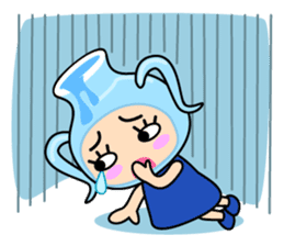 Original Horoscopes: "The Water-bearer" sticker #921954