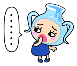 Original Horoscopes: "The Water-bearer" sticker #921957