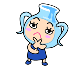 Original Horoscopes: "The Water-bearer" sticker #921958