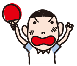 ping-pong lovers sticker #922004
