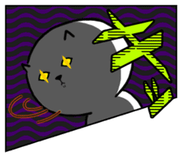 Onomatopoeia sticker of cat -Part.1- sticker #922200