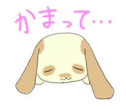 Lop ear rabbits ver.Spotted sticker #922894