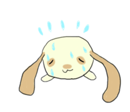 Lop ear rabbits ver.Spotted sticker #922900