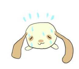 Lop ear rabbits ver.Spotted sticker #922900