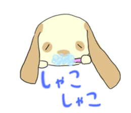 Lop ear rabbits ver.Spotted sticker #922904