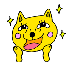 yellow cat sticker #923230