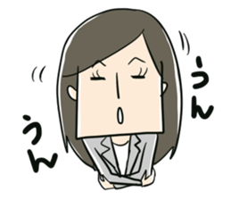 Certain salaried worker "Woman" sticker #923360