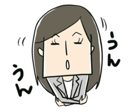 Certain salaried worker "Woman" sticker #923360