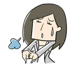 Certain salaried worker "Woman" sticker #923376