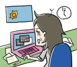 Certain salaried worker "Woman" sticker #923382