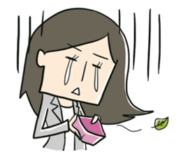 Certain salaried worker "Woman" sticker #923389