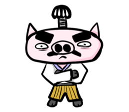 Feudal lord of pig(English version) sticker #923520