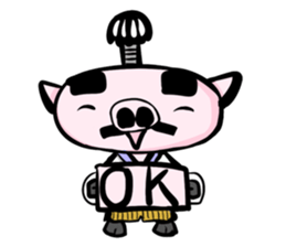 Feudal lord of pig(English version) sticker #923524