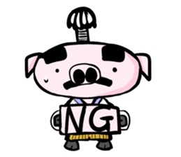 Feudal lord of pig(English version) sticker #923525