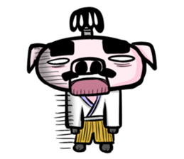 Feudal lord of pig(English version) sticker #923527