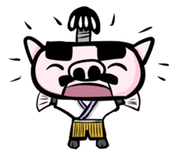 Feudal lord of pig(English version) sticker #923529