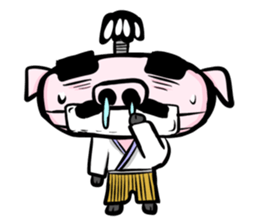 Feudal lord of pig(English version) sticker #923533