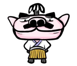 Feudal lord of pig(English version) sticker #923535