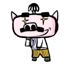 Feudal lord of pig(English version) sticker #923536