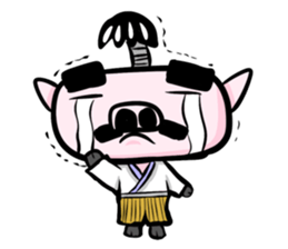 Feudal lord of pig(English version) sticker #923541