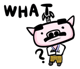 Feudal lord of pig(English version) sticker #923546