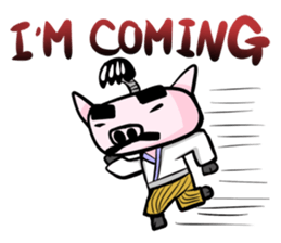 Feudal lord of pig(English version) sticker #923552
