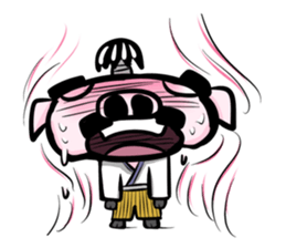 Feudal lord of pig(English version) sticker #923553