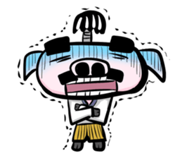 Feudal lord of pig(English version) sticker #923554
