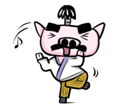 Feudal lord of pig(English version) sticker #923556