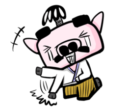 Feudal lord of pig(English version) sticker #923557