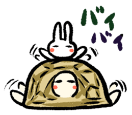 Pate & Pany(Rabbit & turtle/Japanese) sticker #923722