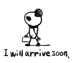 Rakugaki panda Y [My day](English) sticker #923809