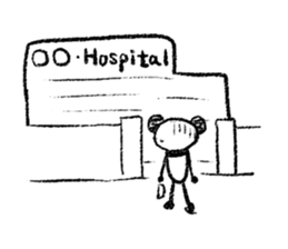 Rakugaki panda Y [My day](English) sticker #923829