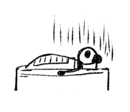 Rakugaki panda Y [My day](English) sticker #923830