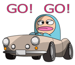 BLUE ZENTAI MAN sticker #924046