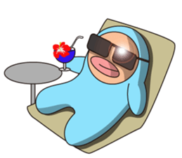 BLUE ZENTAI MAN sticker #924060