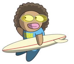 BLUE ZENTAI MAN sticker #924078