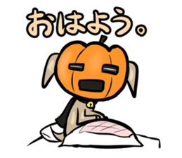 Pumpkin dog(Japanese version) sticker #924359