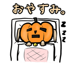Pumpkin dog(Japanese version) sticker #924367