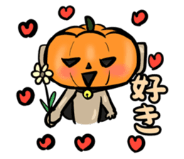 Pumpkin dog(Japanese version) sticker #924373