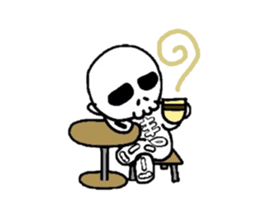 Zentai Skeleton Boy sticker #924524
