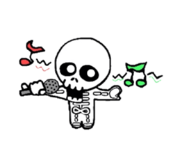 Zentai Skeleton Boy sticker #924529