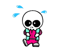Zentai Skeleton Boy sticker #924530