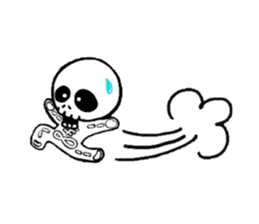 Zentai Skeleton Boy sticker #924534