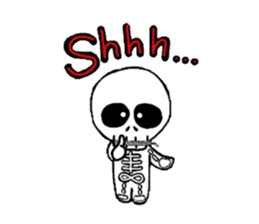 Zentai Skeleton Boy sticker #924536