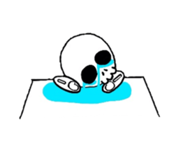 Zentai Skeleton Boy sticker #924541