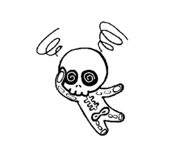 Zentai Skeleton Boy sticker #924543